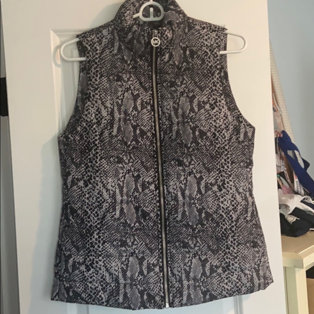 Snakeskin patterned Michael Kors vest